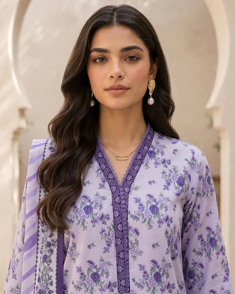 Zellbury | Printed Lawn 3pc | Design 1024