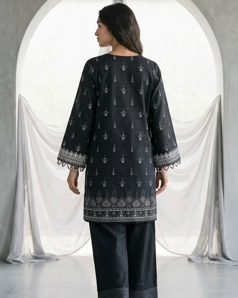 Zellbury | Embroidered Printed Lawn 2pc | Design 1067