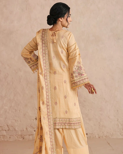 Johra Roshaani | Emb Lawn with Emb Lawn Dupatta | Design 106