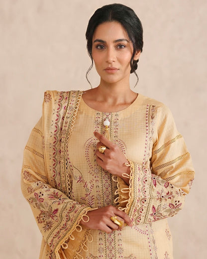 Johra Roshaani | Emb Lawn with Emb Lawn Dupatta | Design 106