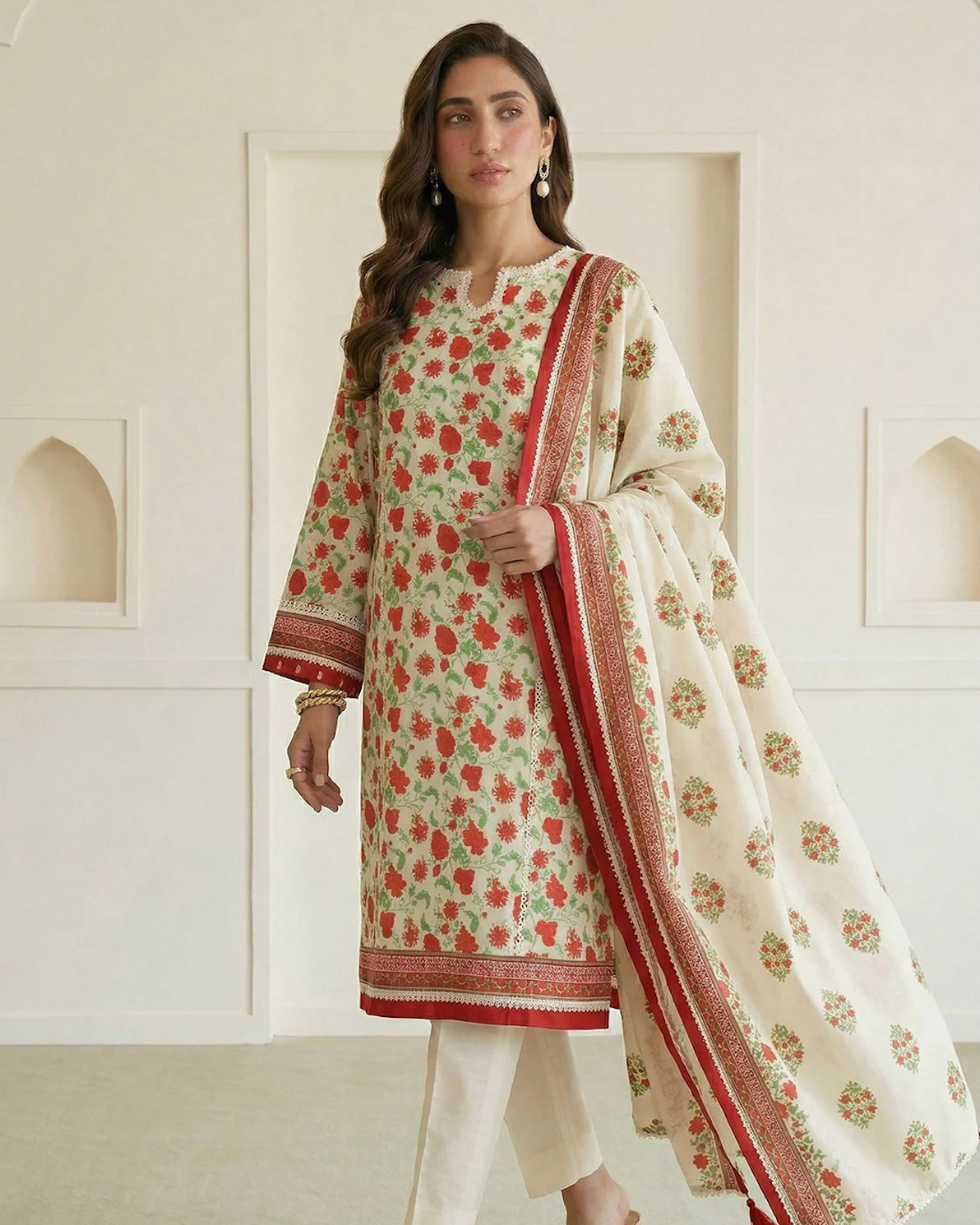 Zellbury | Printed Lawn 3pc | Design 1084