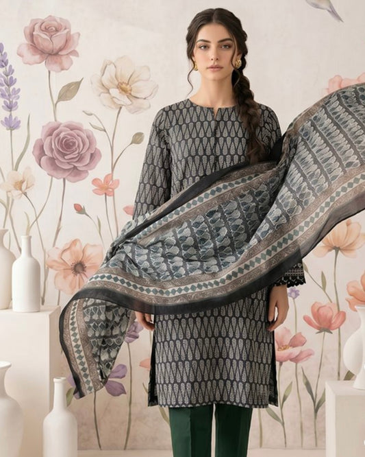 Regalia Salina Vol 20 | Printed Lawn 3pc | Design 10