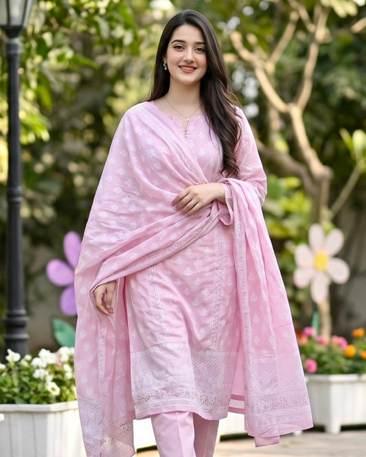 Regalia | Gold Paste Printed Lawn 3pc | Design 10