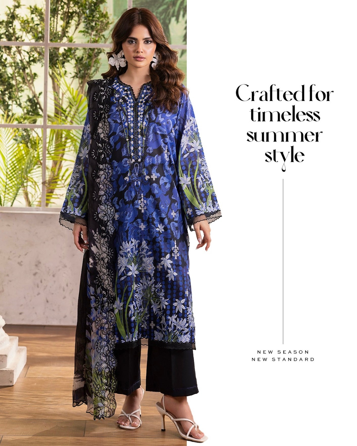 GullJee Rang Pasand | Embroidered Printed Lawn | Design 10