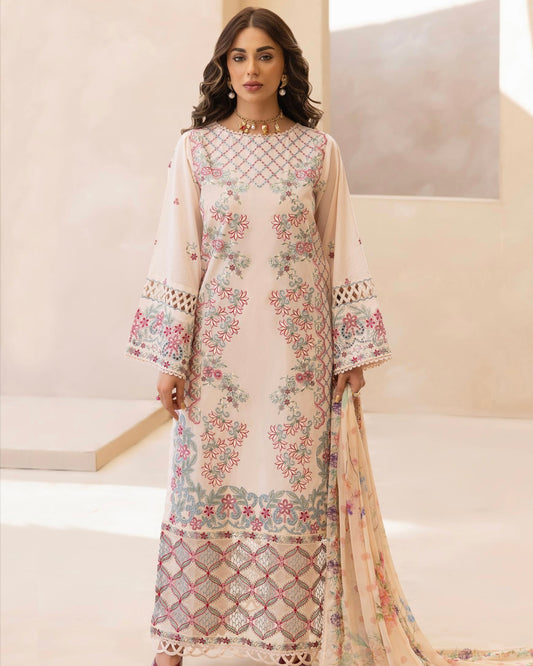 GullJee Sitara Noor | Embroidered Lawn | Design 10