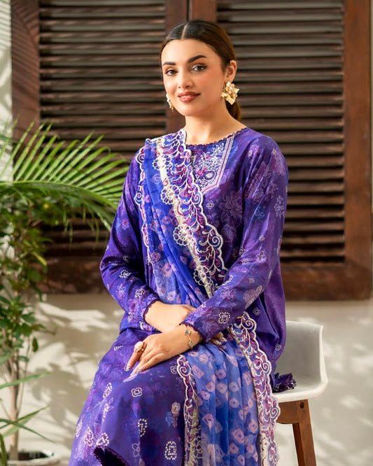 GullJee Rang Pasand | Embroidered Lawn | Design 10