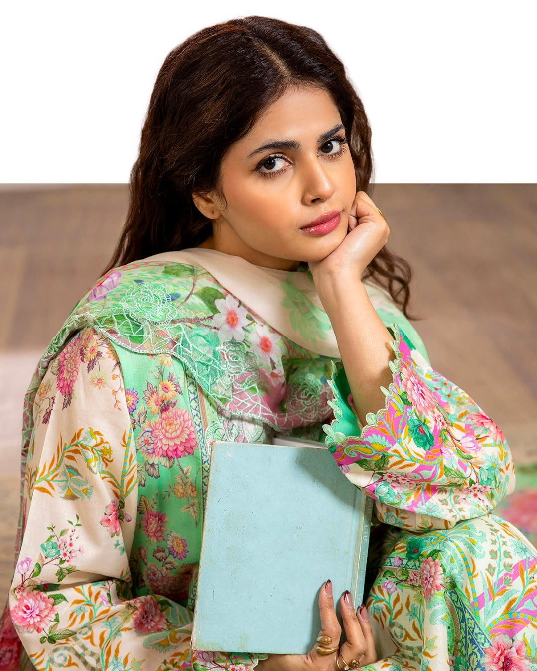 GullJee Morja | Embroidered Lawn | Design 10