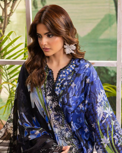 GullJee Rang Pasand | Embroidered Printed Lawn | Design 10