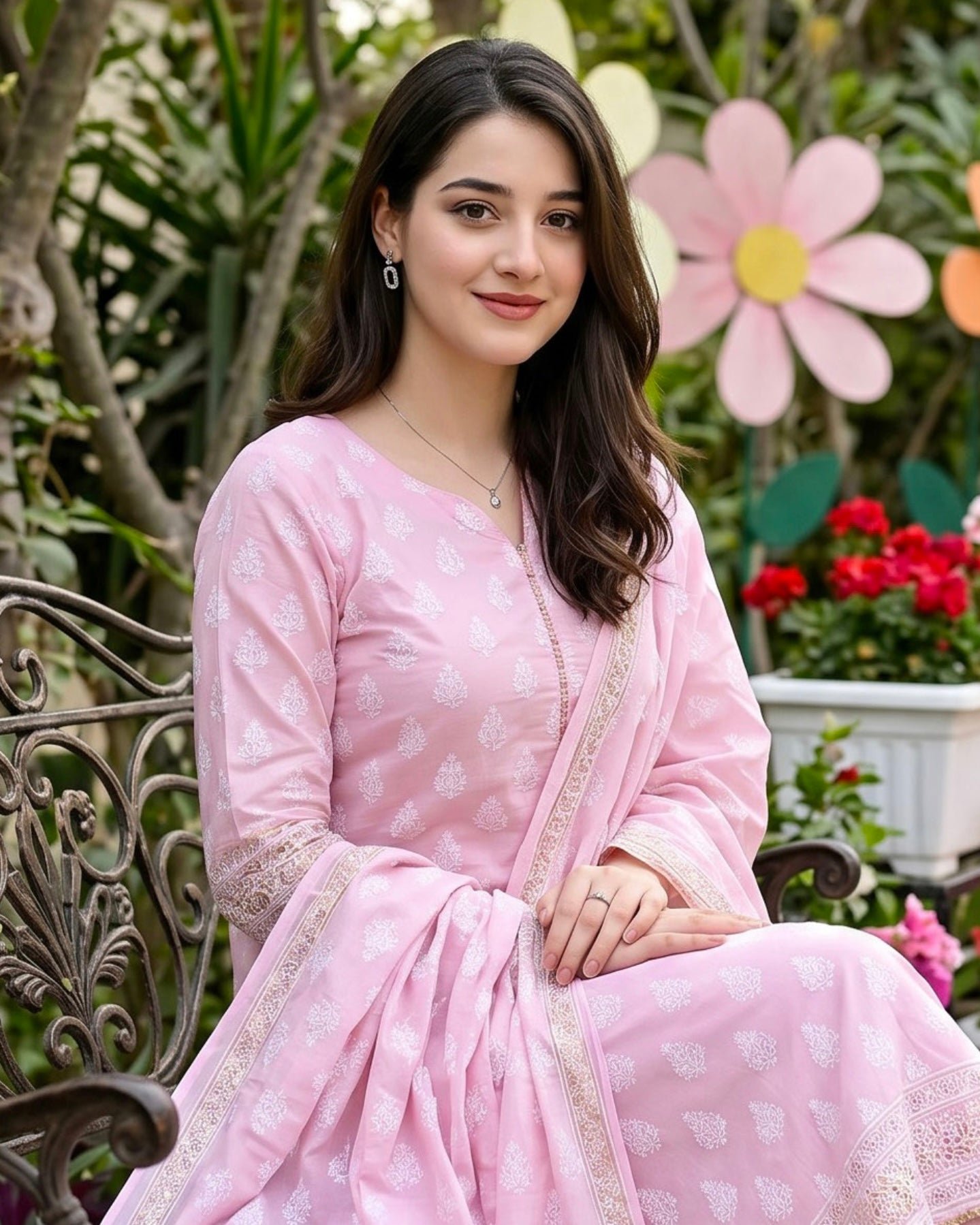 Regalia | Gold Paste Printed Lawn 3pc | Design 10