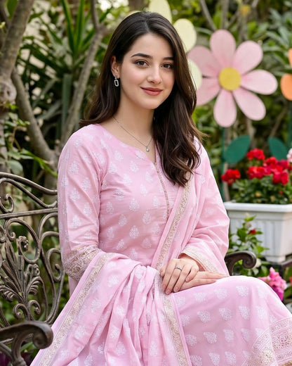 Regalia | Gold Paste Printed Lawn 3pc | Design 10