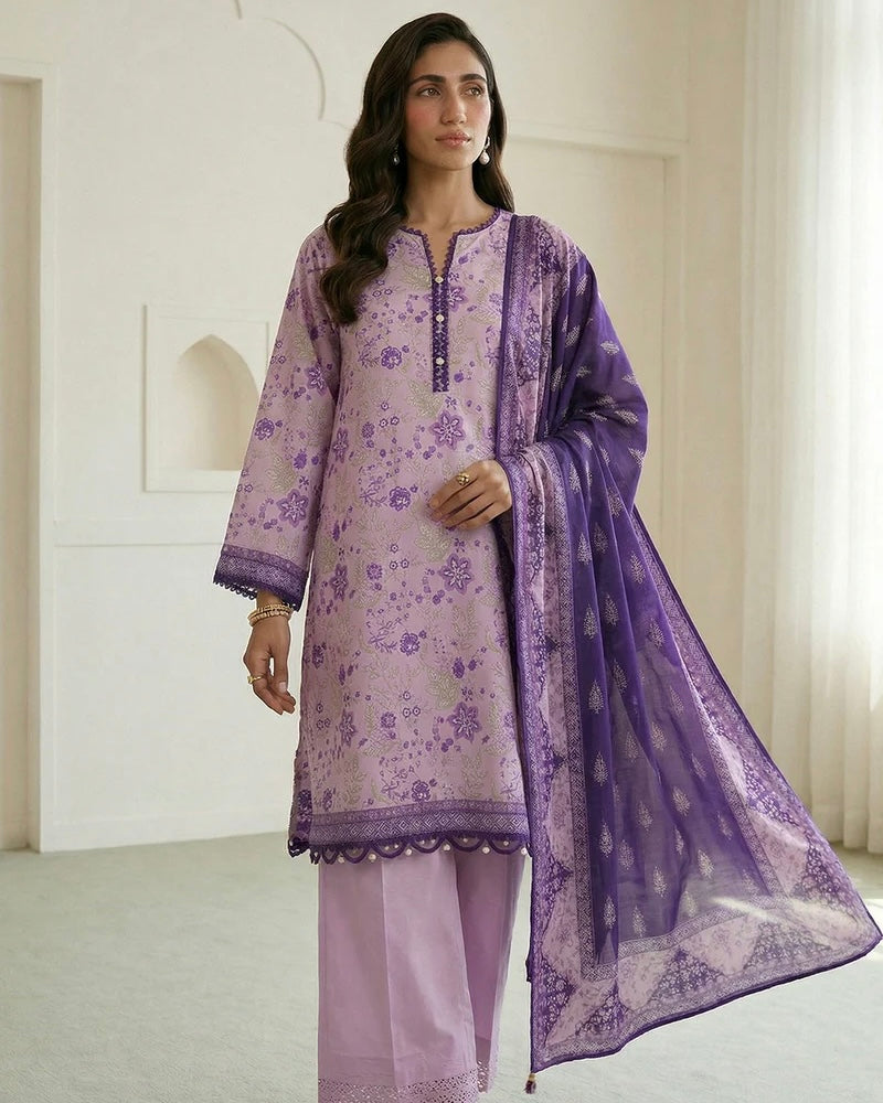 Zellbury | Printed Lawn 3pc | Design 1136