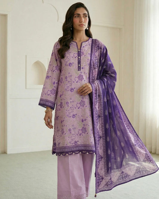 Zellbury | Printed Lawn 3pc | Design 1136