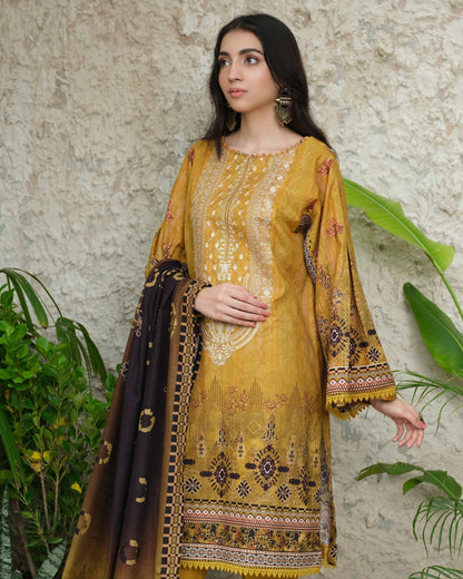 Johra | Charismatic | Khaddar 3pc | Design 119