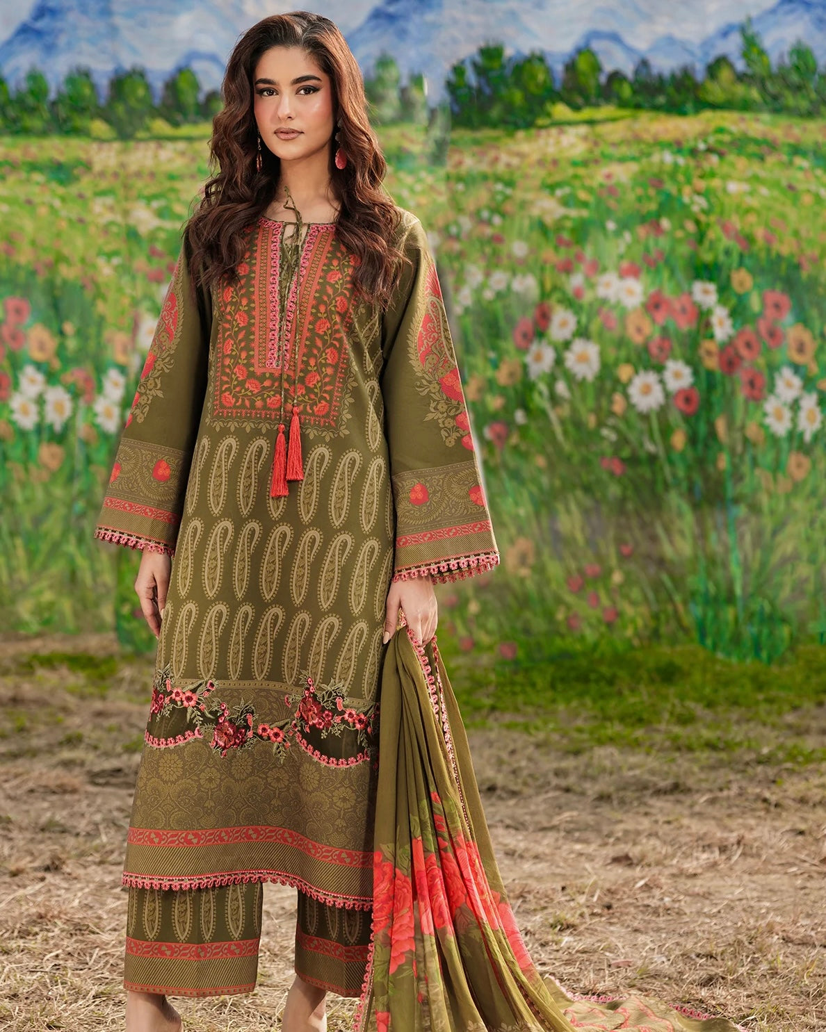 Charizma Combination 2 | Lawn Collection | Design 11
