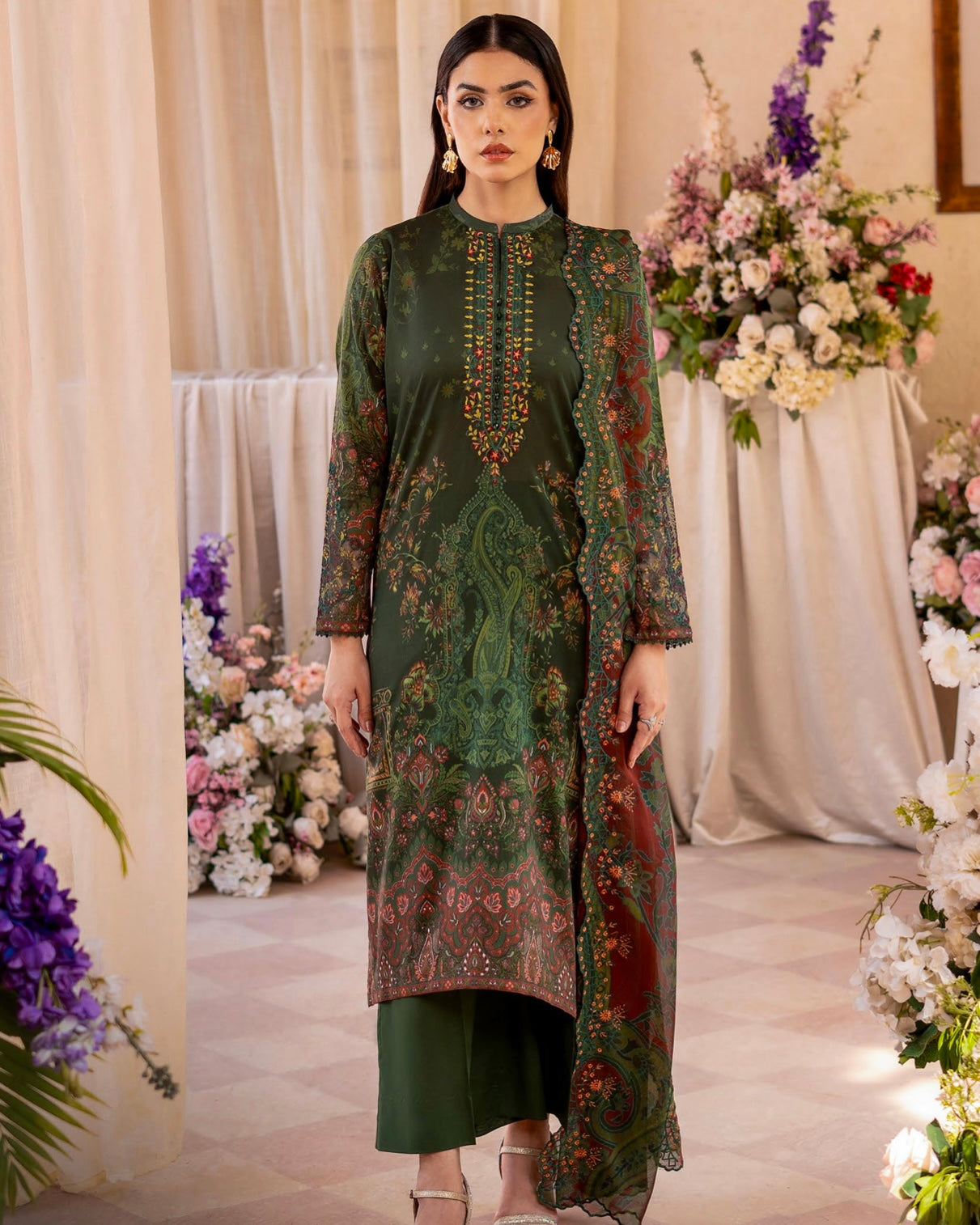 Rang Pasand by GullJee | Design 11 | Embroidered Lawn 3pc