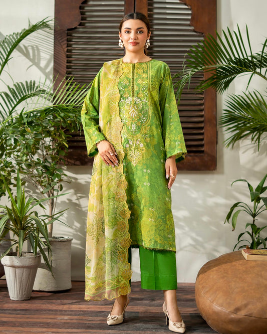 GullJee Rang Pasand | Embroidered Lawn | Design 11