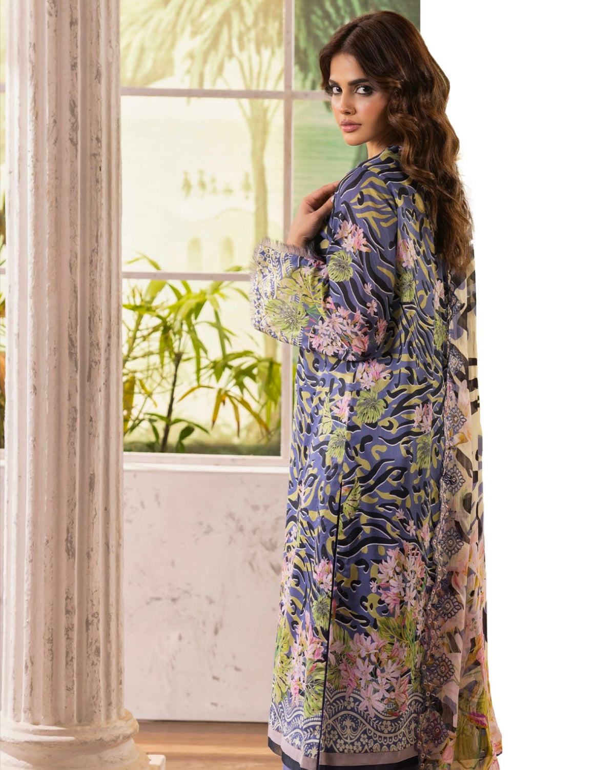 GullJee Rang Pasand | Embroidered Printed Lawn | Design 11