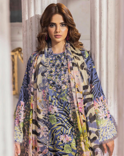 GullJee Rang Pasand | Embroidered Printed Lawn | Design 11