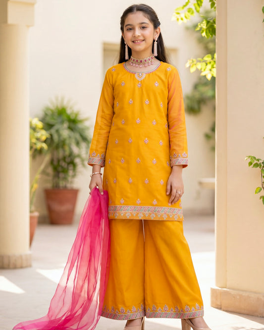 Gullerukh Nanni Pari | Embroidered Lawn | Design 12