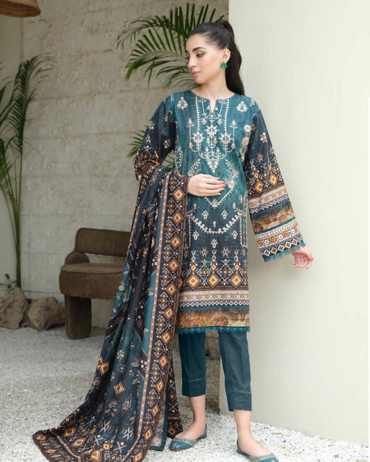 Johra | Charismatic | Khaddar 3pc | Design 121