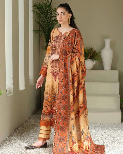 Johra | Charismatic | Khaddar 3pc | Design 123