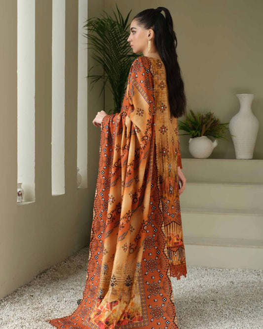 Johra | Charismatic | Khaddar 3pc | Design 123