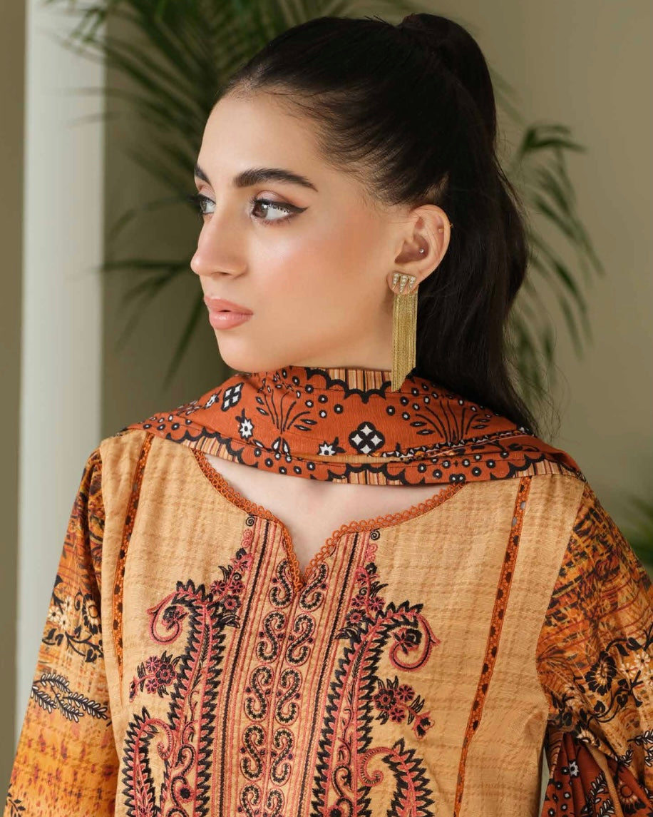 Johra | Charismatic | Khaddar 3pc | Design 123