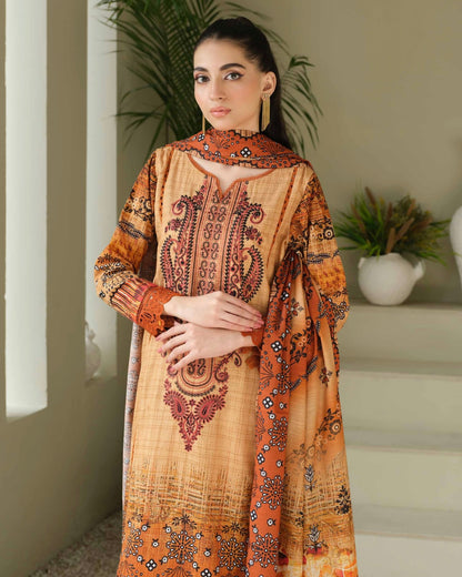 Johra | Charismatic | Khaddar 3pc | Design 123