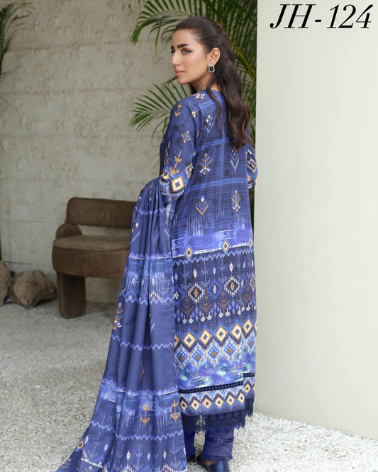 Johra | Charismatic | Khaddar 3pc | Design 124