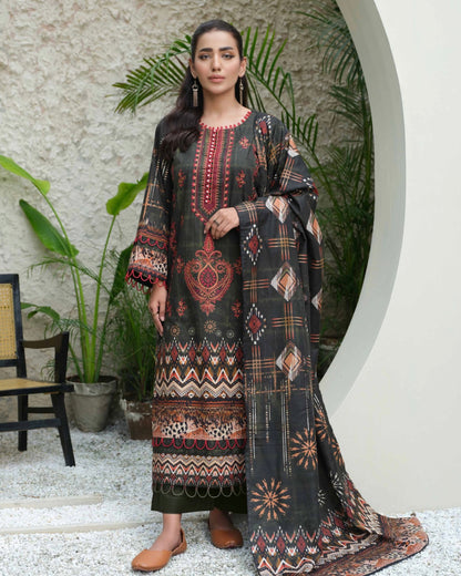 Johra | Charismatic | Khaddar 3pc | Design 125