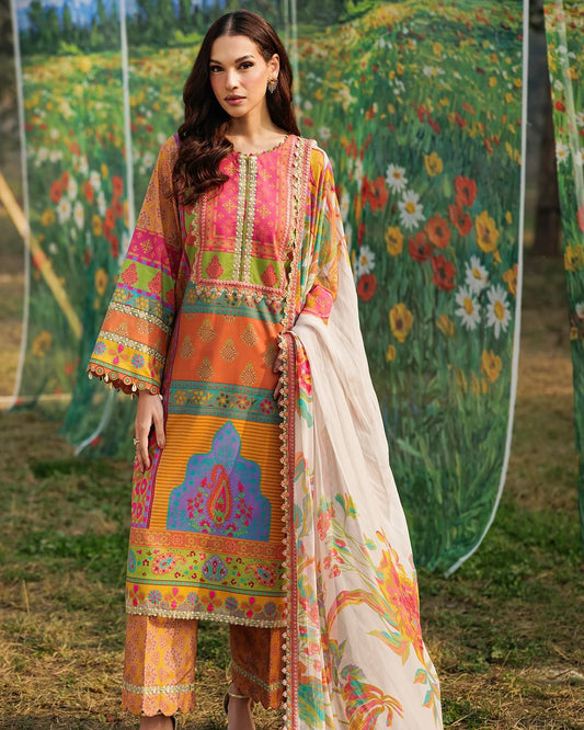 Charizma Combination 2 | Lawn Collection | Design 12