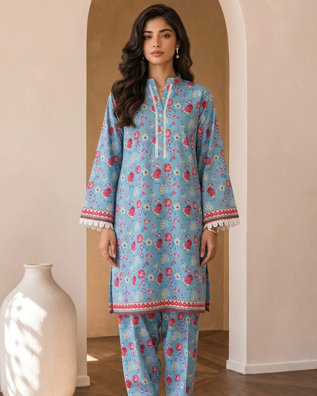 Zellbury | Printed Cotton 2pc | Design 12