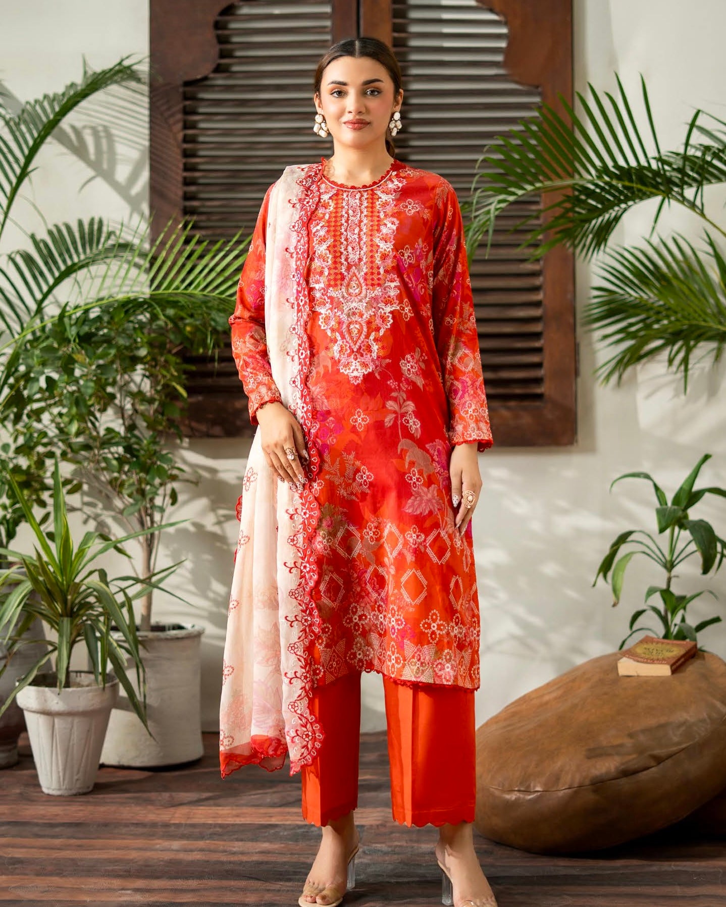 GullJee Rang Pasand | Embroidered Lawn | Design 12