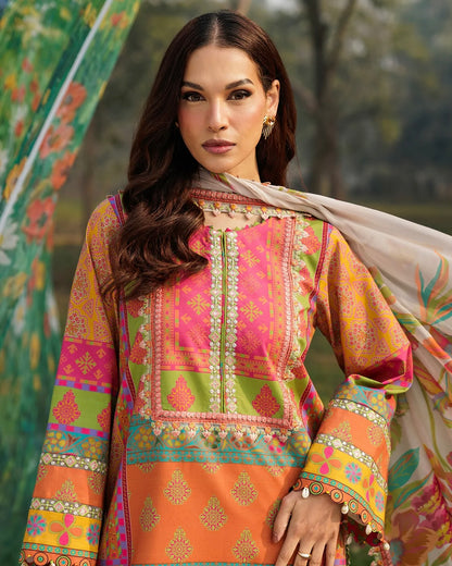 Charizma Combination 2 | Lawn Collection | Design 12