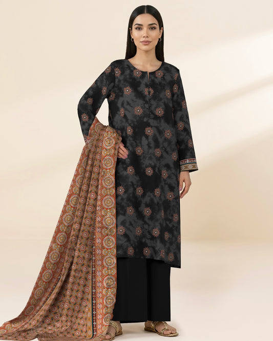 Sapphire | Printed Lawn 3pc | Design 13121