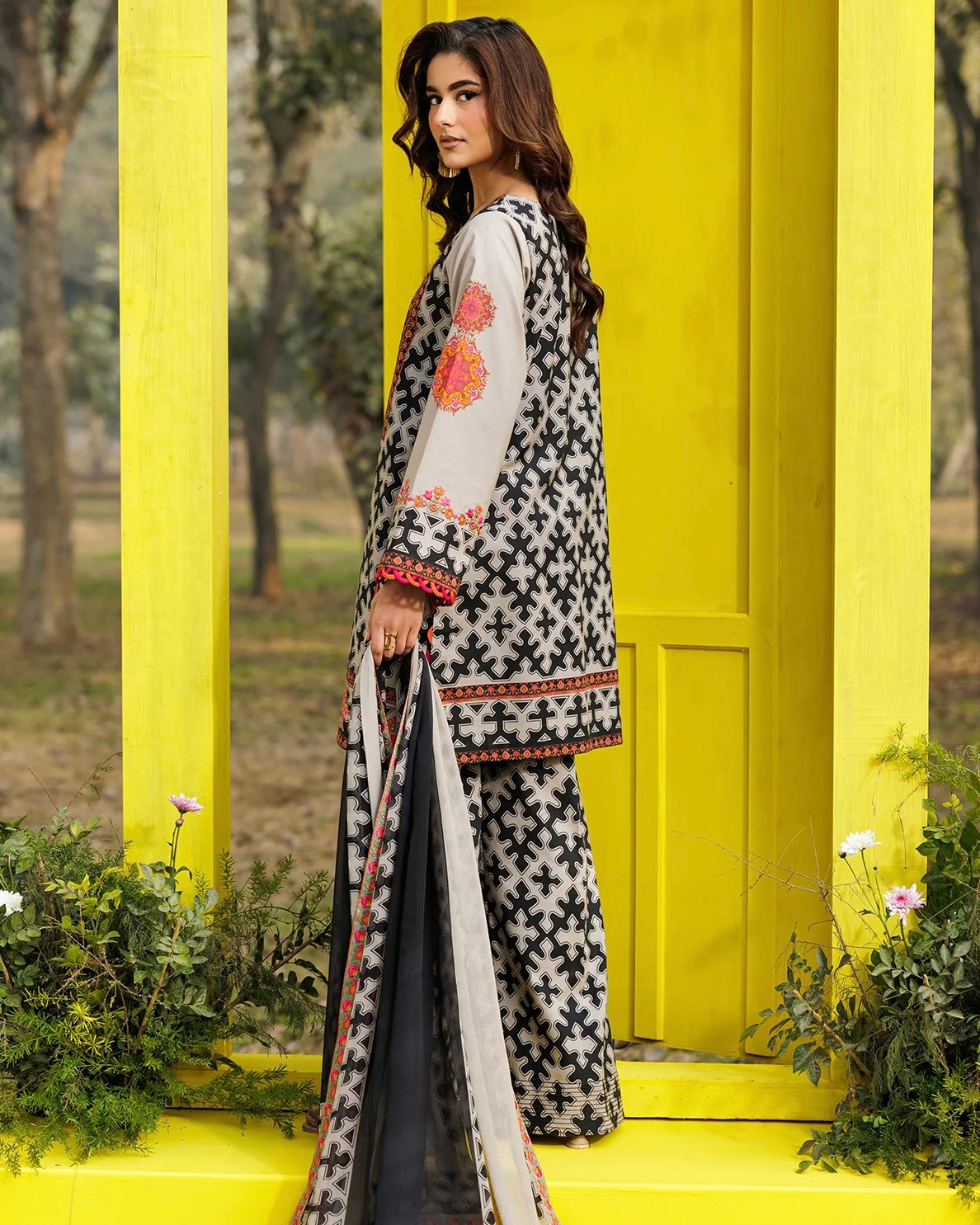 Charizma Combination 2 | Lawn Collection | Design 13