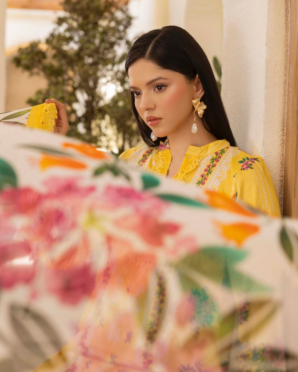 Naqsh | Fusion | 3pc Printed Lawn | Design 141