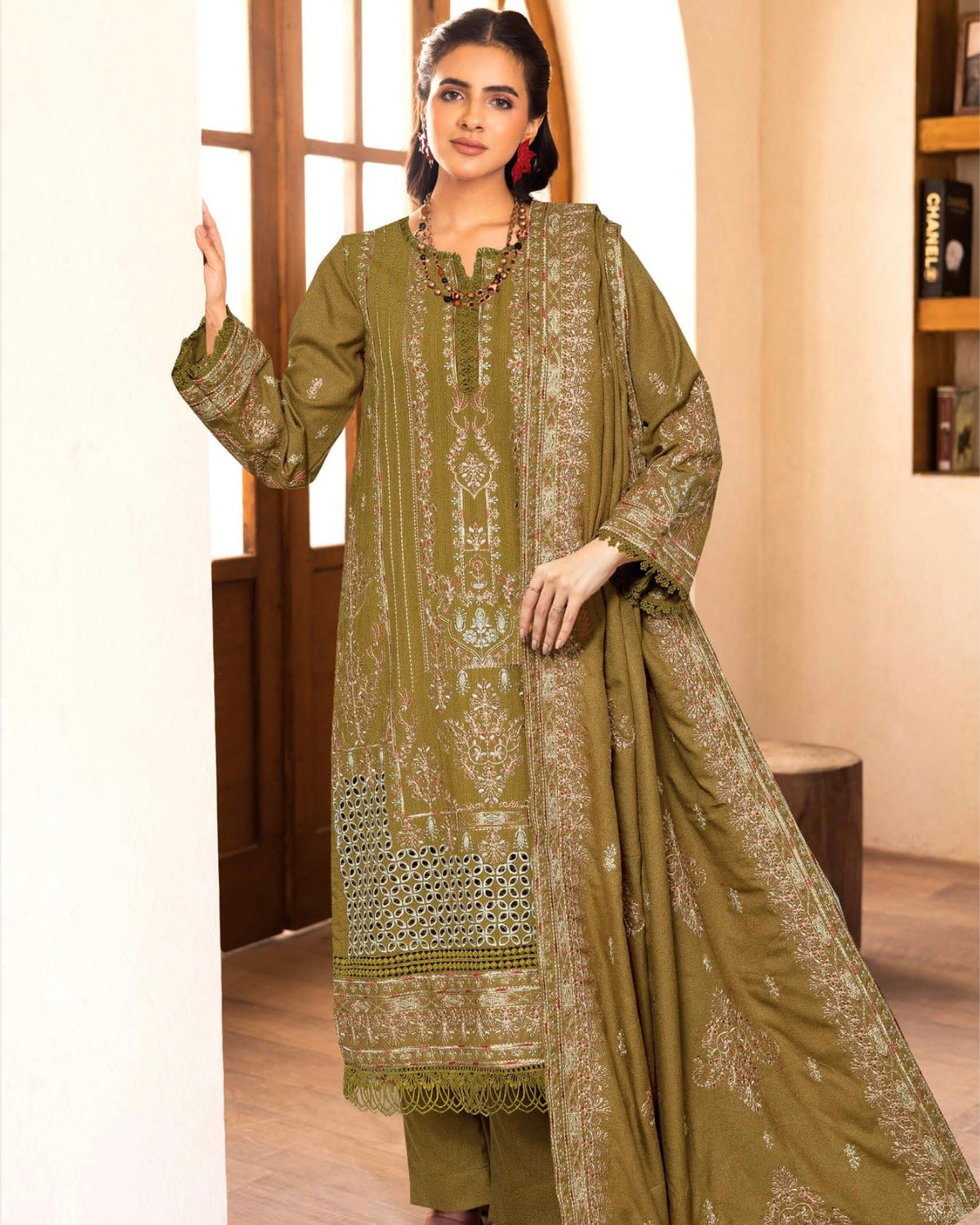 Johra Celeste | Embroidered Winter | Design 1441