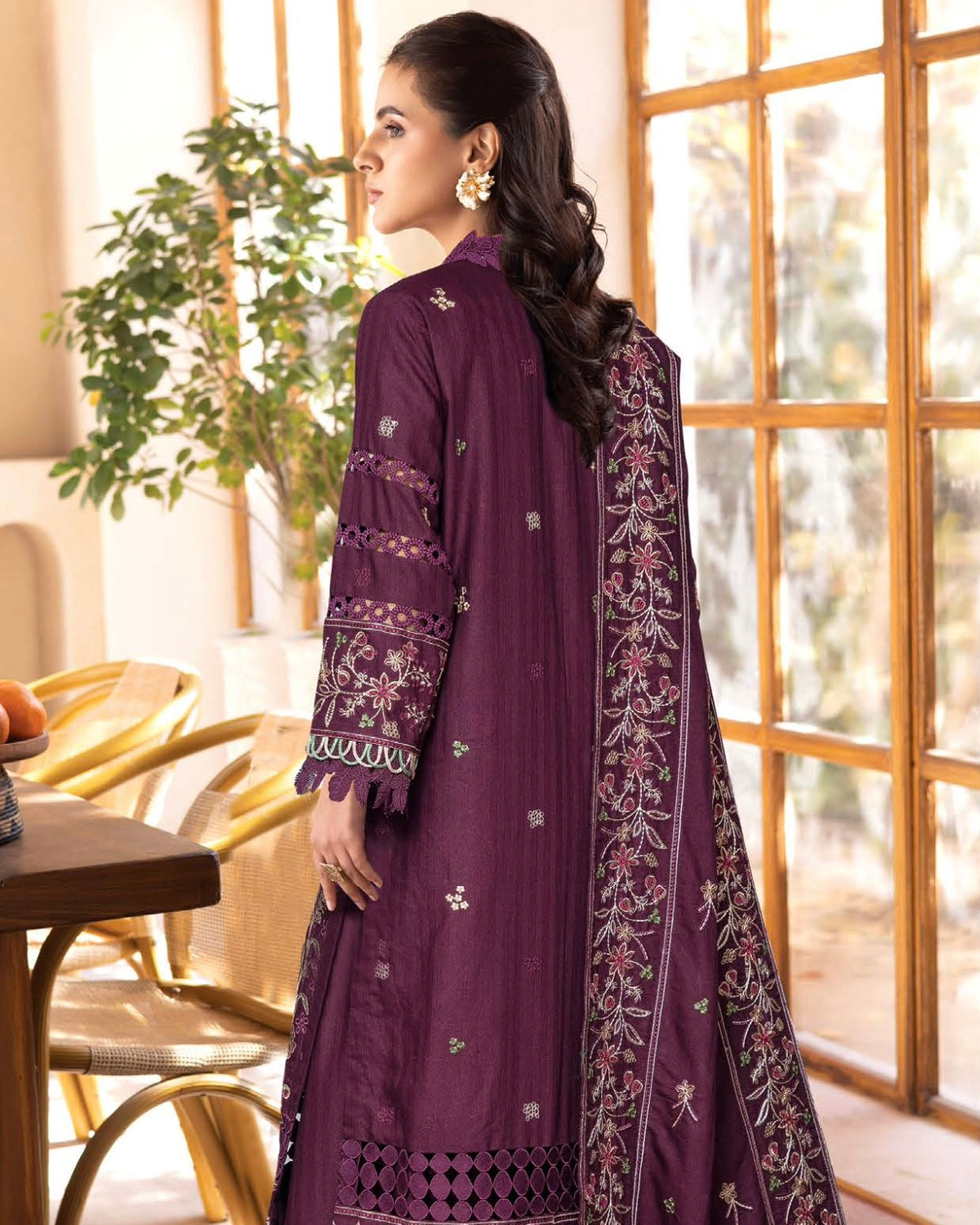 Johra Celeste | Embroidered Winter | Design 1444