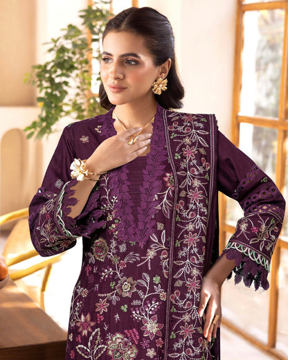 Johra Celeste | Embroidered Winter | Design 1444