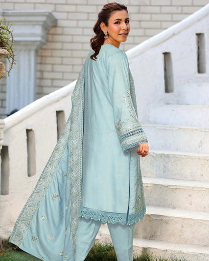 Johra Celeste | Embroidered Winter | Design 1445