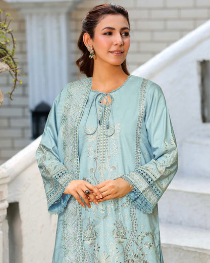 Johra Celeste | Embroidered Winter | Design 1445