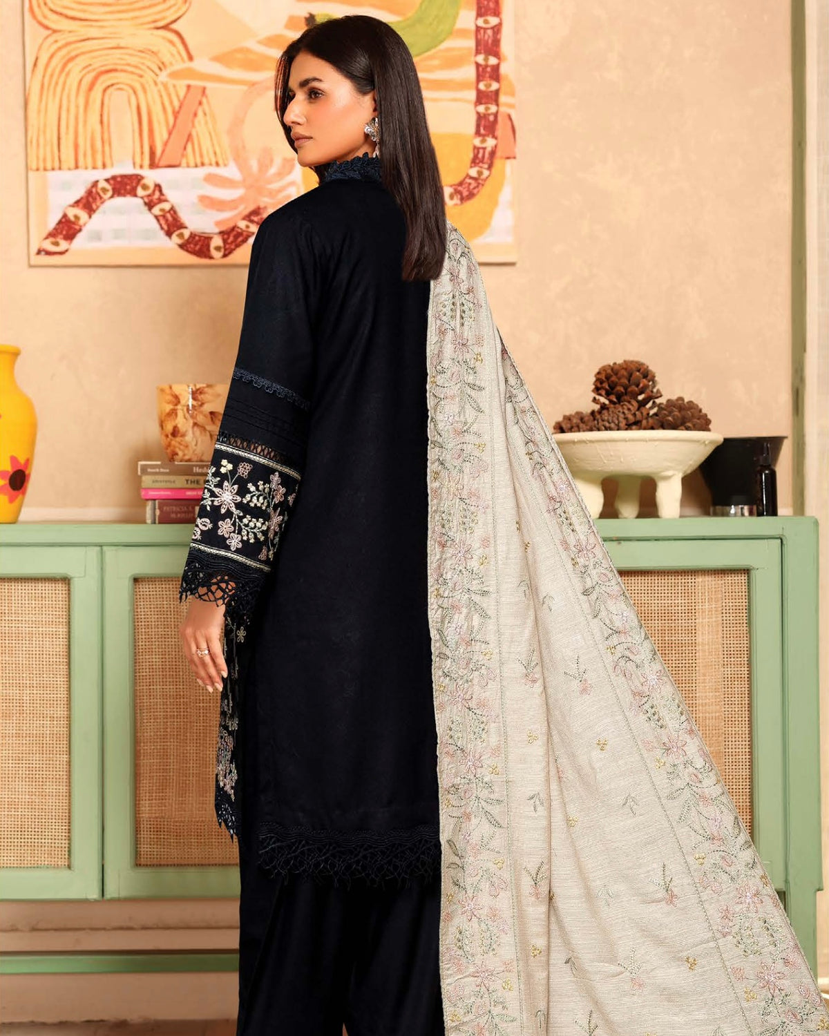 Johra Celeste | Embroidered Winter | Design 1446