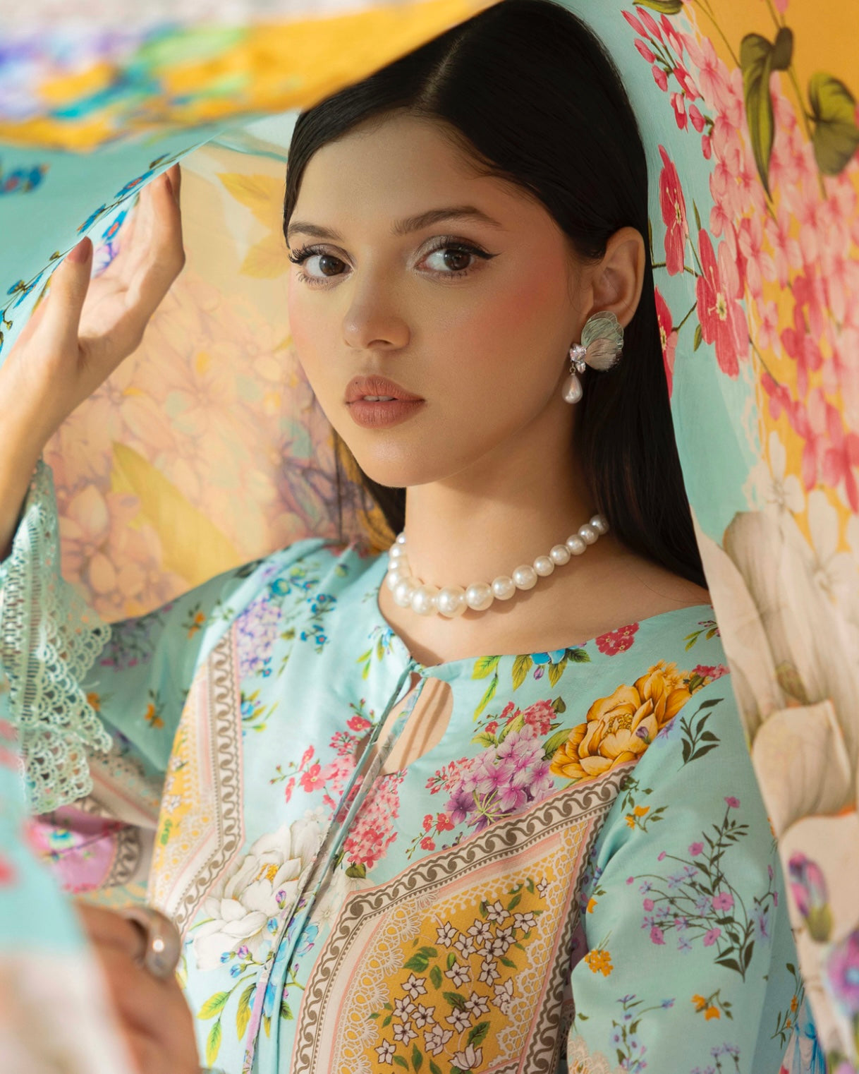 Naqsh | Fusion | 3pc Printed Lawn | Design 148