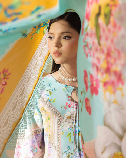 Naqsh | Fusion | 3pc Printed Lawn | Design 148