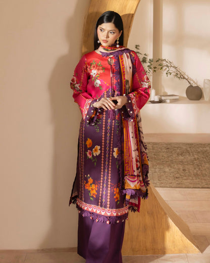 Naqsh | Fusion | 3pc Printed Lawn | Design 149