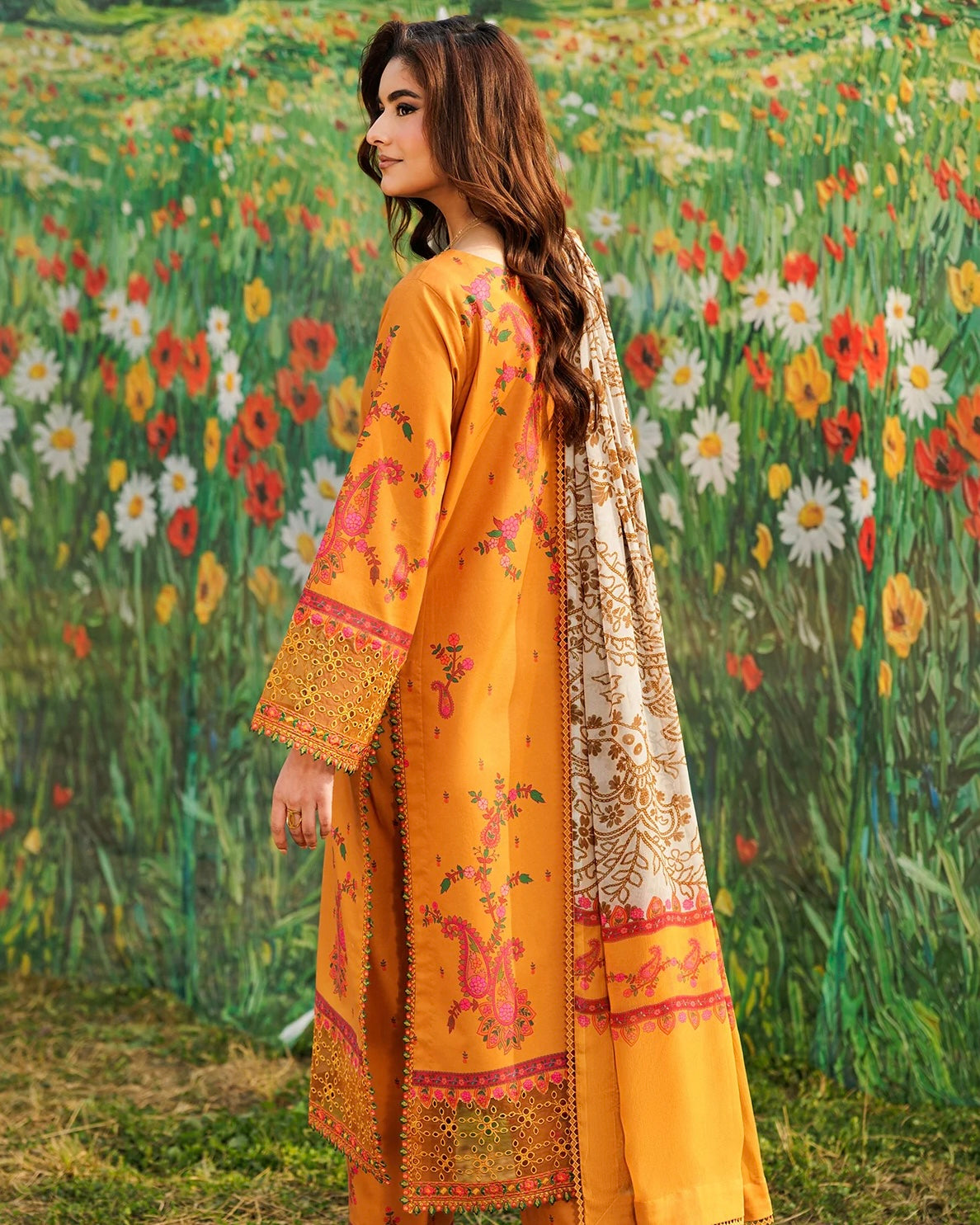 Charizma Combination 2 | Lawn Collection | Design 14