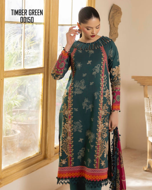 Naqsh | Fusion | 3pc Printed Lawn | Design 150
