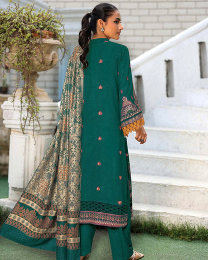 Johra Muse | Khaddar with Jacquard Shawl | Design 1548