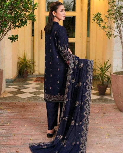 Johra Anabia | Embroidered Fancy Peach Leather | Design 154